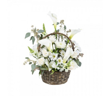 The basket of exquisite whiteness